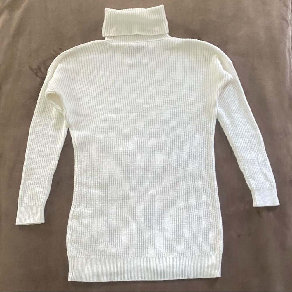 (NWOT) Long-Sleeve Turtleneck Sweater Dress - Picture 7 of 12